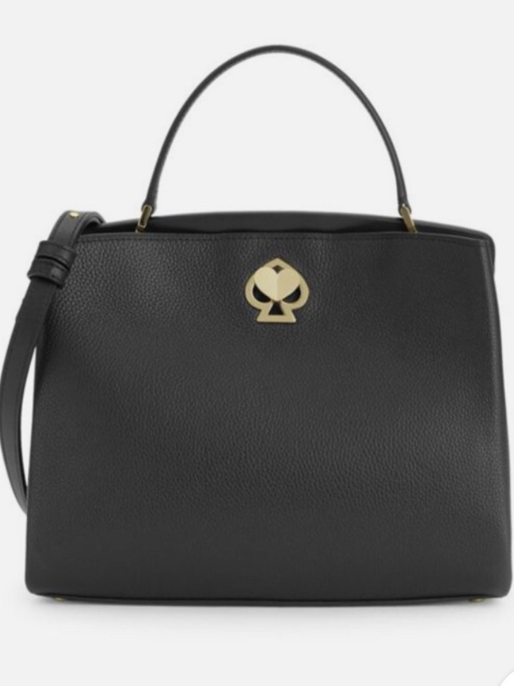 kate spade medium Romy black leather Satchel